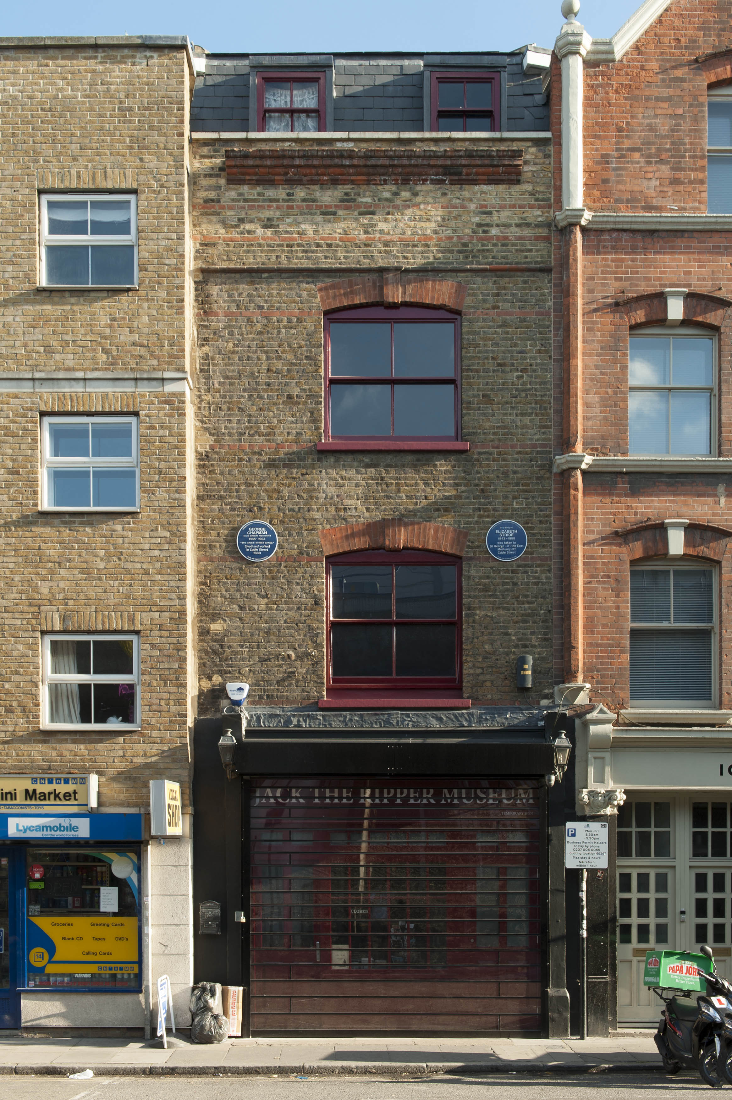 Survey Of London Jack The Ripper Museum 12 Cable Street